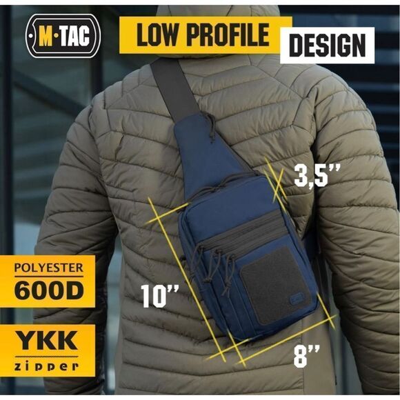 Concealed Carry Handgun Tactical Bag Shoulder Chest Pack with Sling - Picture 8 of 15